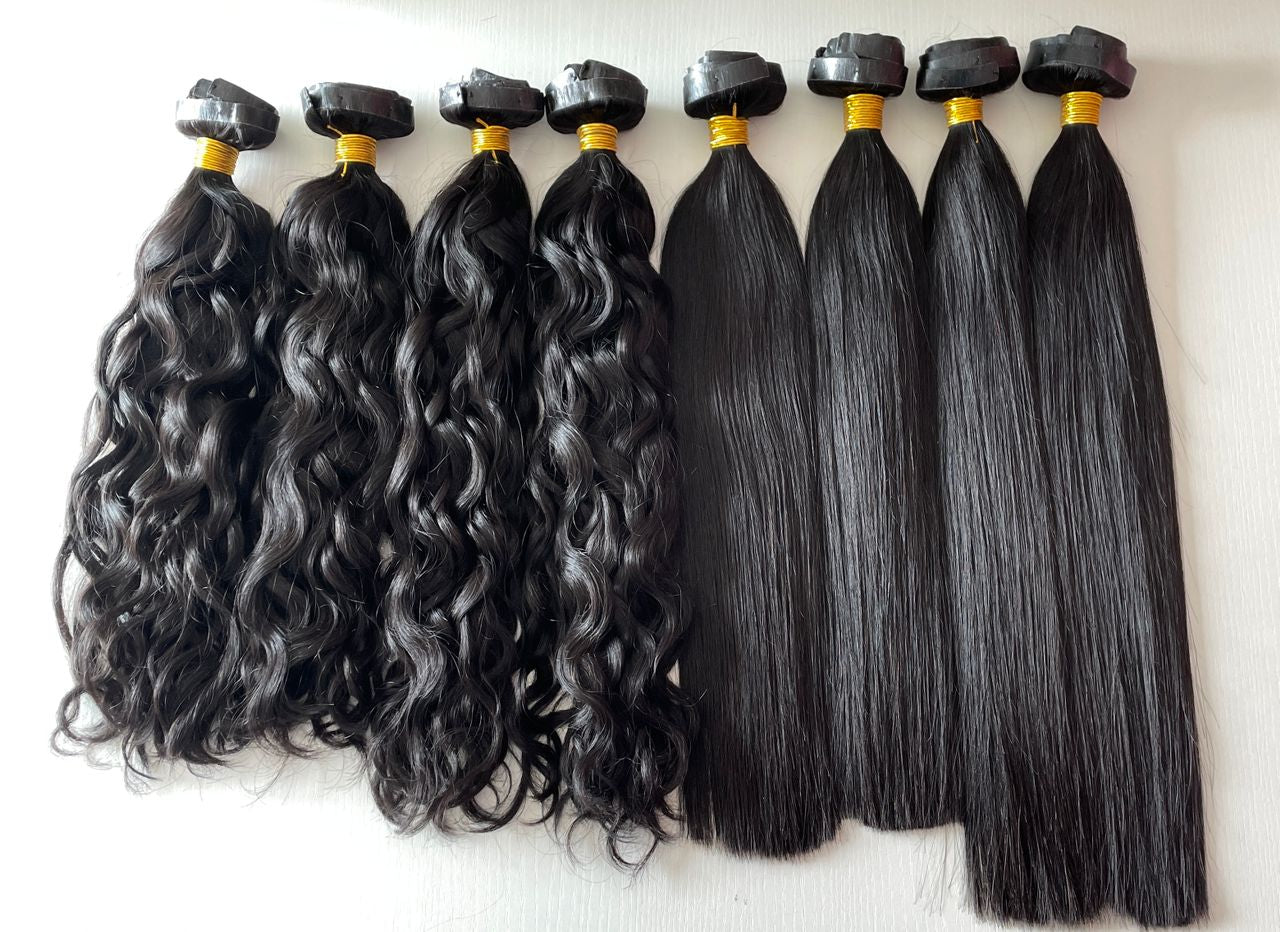 #1B Clip-In Hair Extensions